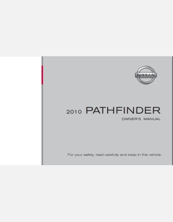 nissan pathfinder 2010 owners manual in english
